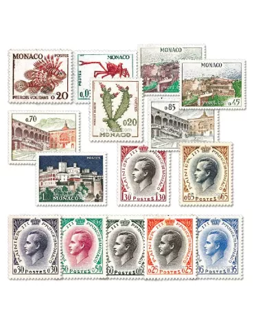 n° 537A/550A -  Timbre Monaco Poste