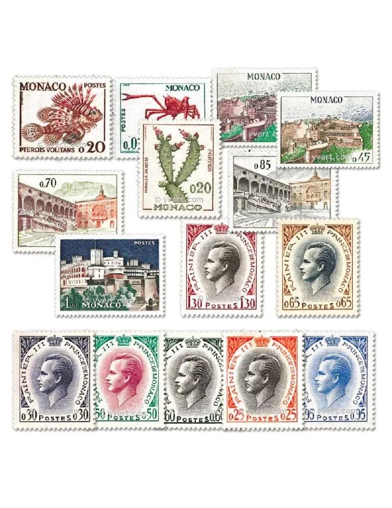 n° 537A/550A -  Timbre Monaco Poste