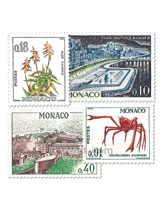 n° 537A/550A -  Timbre Monaco Poste