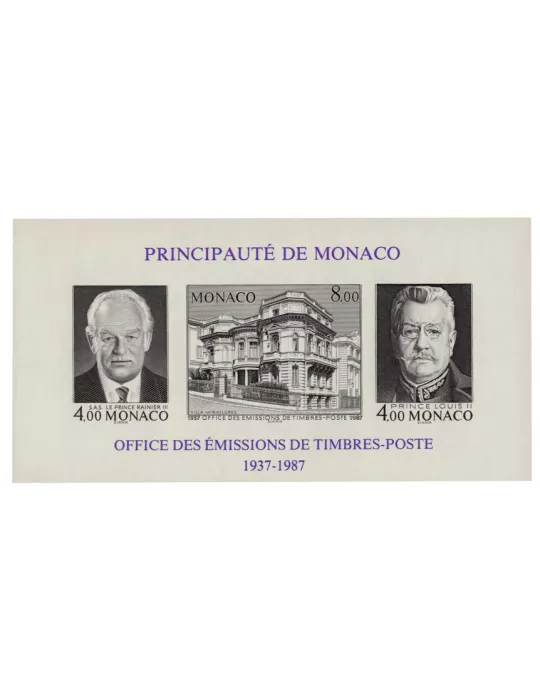 n° 39a -  Timbre Monaco Bloc et feuillets