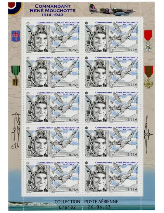n° F95a - Timbre FRANCE Poste aérienne