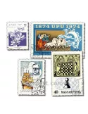 MONDE ENTIER : pochette de 20000 timbres (Oblitérés)