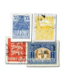 ESTONIE : pochette de 25 timbres (Oblitérés)