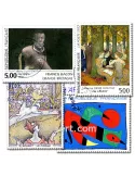 TABLEAUX : pochette de 1000 timbres (Oblitérés)
