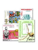 MOZAMBIQUE : pochette de 100 timbres (Oblitérés)