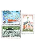 NIGER : pochette de 50 timbres (Oblitérés)
