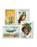 OUZBEKISTAN : pochette de 50 timbres (Oblitérés)