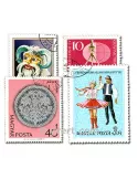 HONGRIE : pochette de 500 timbres (Oblitérés)