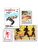 SPORTS : pochette de 100 timbres (Oblitérés)