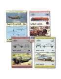 STE LUCIE : pochette de 25 timbres (Oblitérés)*