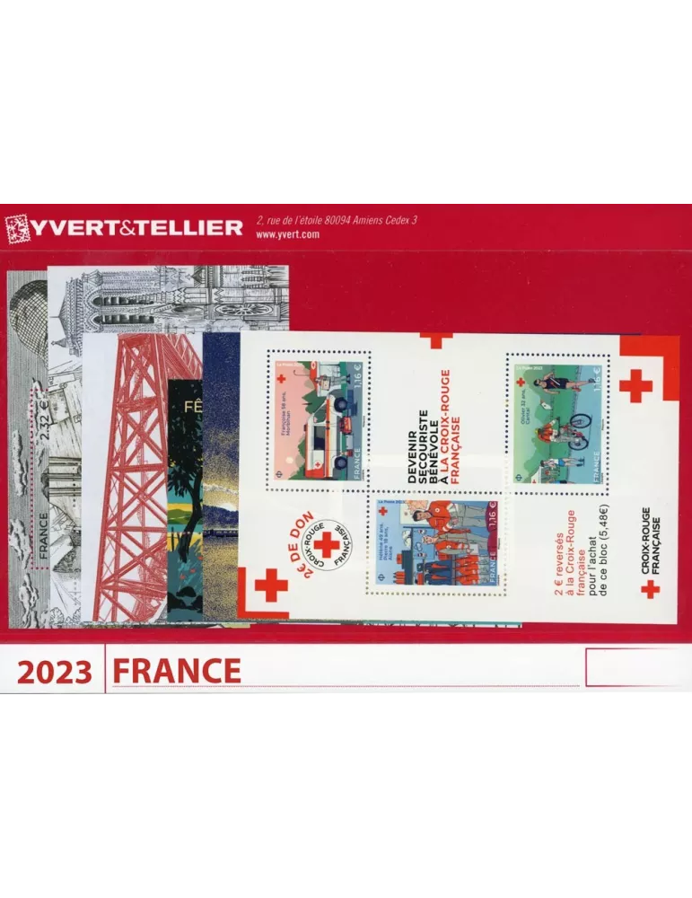 n° 5643/5735 - Timbre France Année complète (2023)