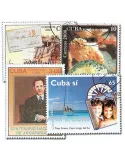 CUBA : pochette de 300 timbres (Oblitérés)