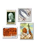 PAPES : pochette de 50 timbres (Oblitérés)