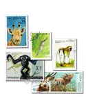 ANIMAUX : pochette de 500 timbres (Oblitérés)