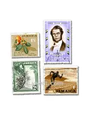 JAMAIQUE : pochette de 25 timbres (Oblitérés)
