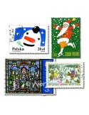 NOEL : pochette de 50 timbres (Oblitérés)