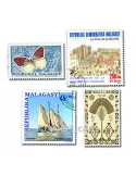 MADAGASCAR : pochette de 300 timbres (Oblitérés)