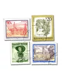 AUTRICHE : pochette de 100 timbres (Oblitérés)