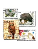 RAPACES : pochette de 50 timbres (Oblitérés)
