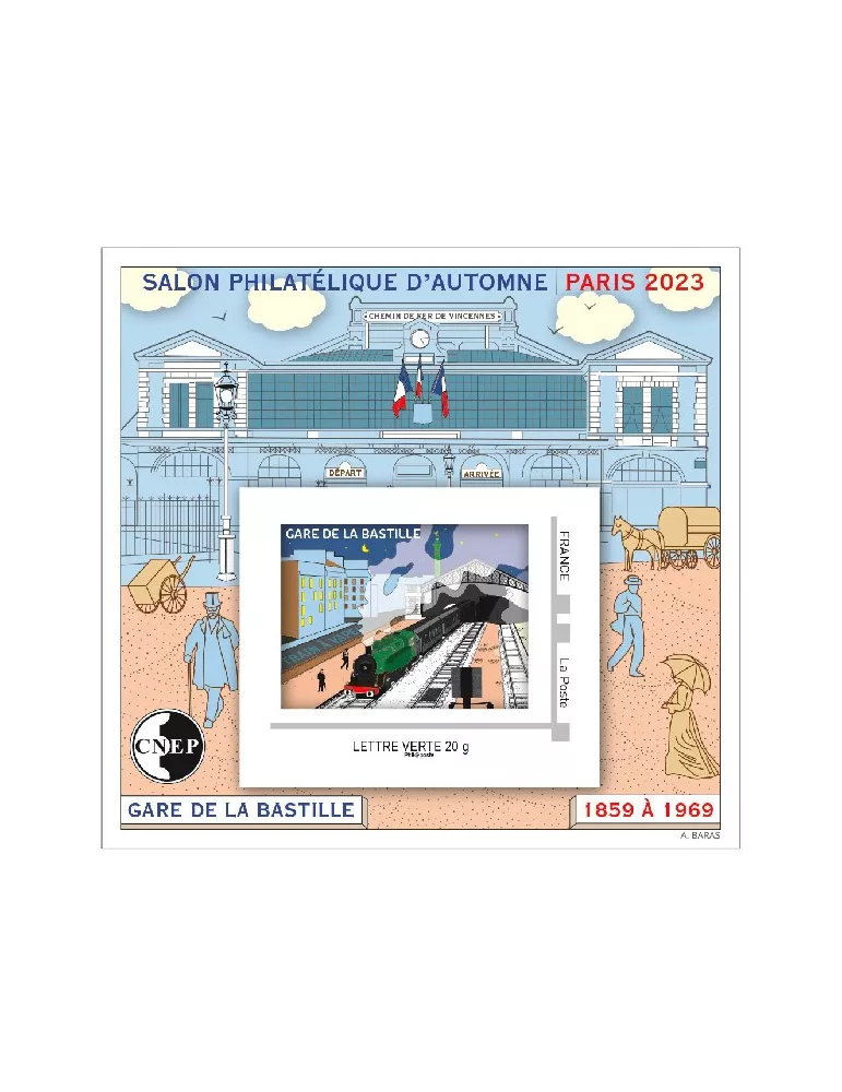 n° 93a - Timbre France CNEP (Non dentelé)