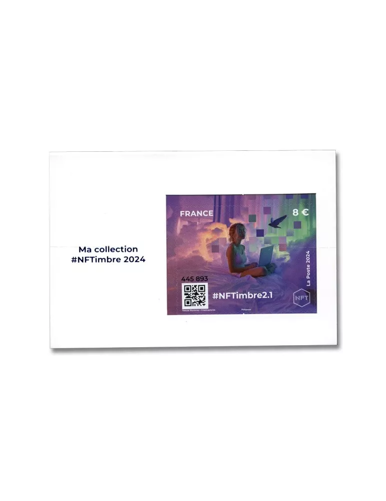n°2-1 - Timbre FRANCE Timbres Crypto