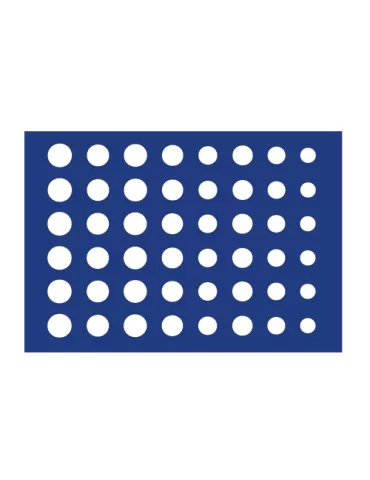 PLATEAU MALETTE DIAMANT (48 CASES RONDES) - SAFE®