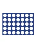 PLATEAU MALETTE DIAMANT (35 CASES RONDES : Ø 32.5mm ) - SAFE®