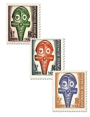 n° 1/3 -Timbre Polynésie Taxe