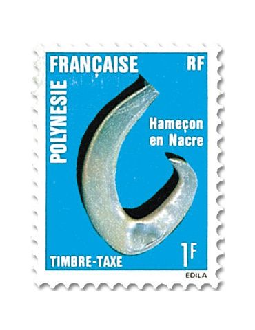 n° 4/7 -  Timbre Polynésie Taxe 2