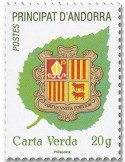 n° 920 - Timbre ANDORRE Poste