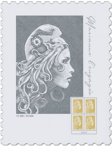 France : Affiche Marianne L´Engagée (n° 5534A)