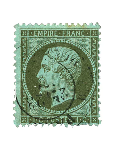n° 19/24 obl. (Qualité : B) - Napoléon III (Empire non lauré) 2