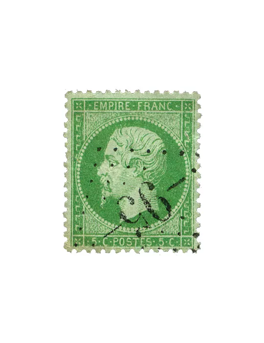 n° 19/24 obl. (Qualité : B) - Napoléon III (Empire non lauré)