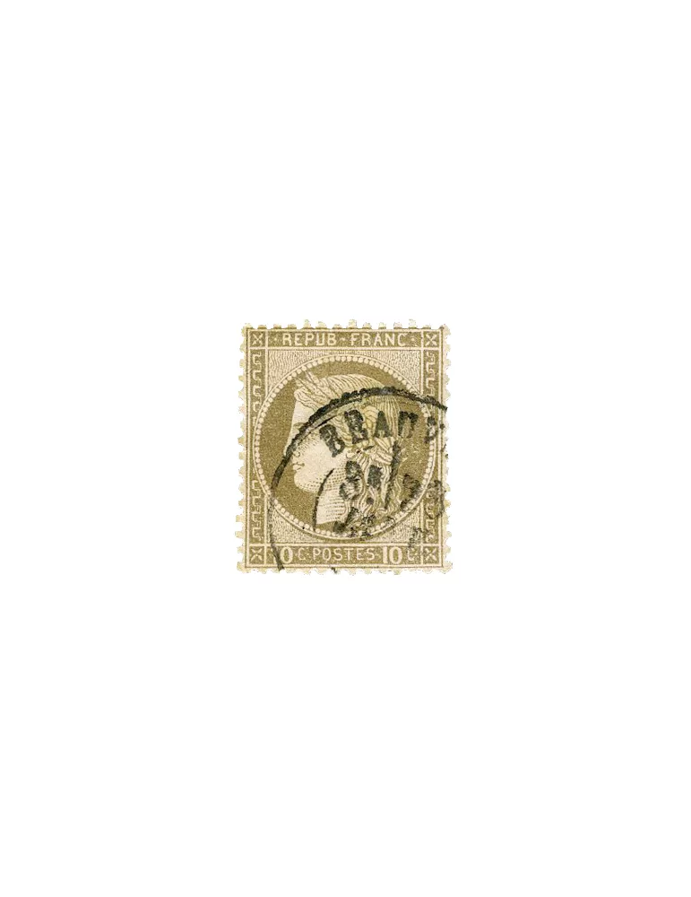 n° 50/60A obl. (Qualité : B) - Type Cérès dentelé (IIIe République)
