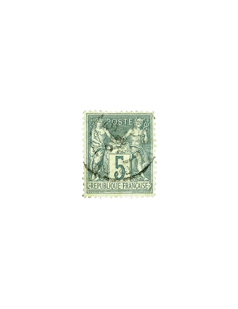 n° 61/72 obl. (Qualité : B) - Type Sage (Type I)