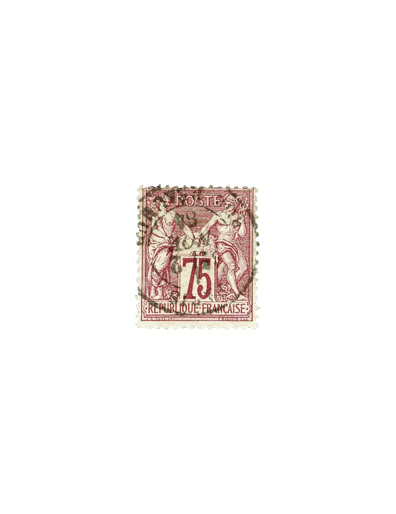 n° 74/82 obl. (Qualité : B) - Type Sage (Type II)