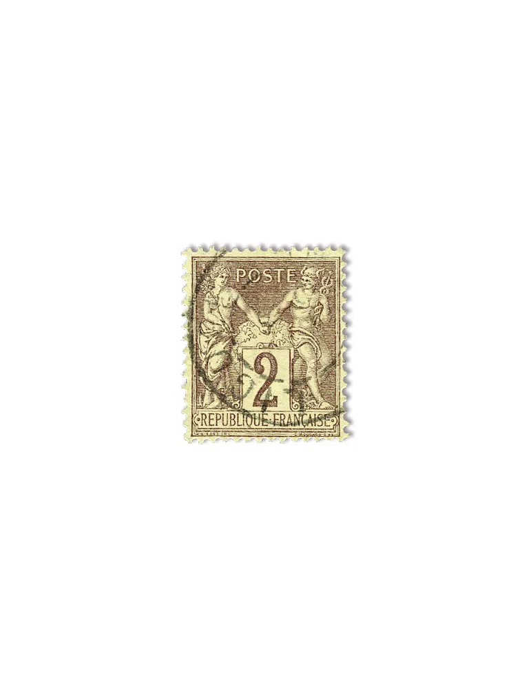 n° 83, 85/95 obl. (Qualité : B) - Type Sage