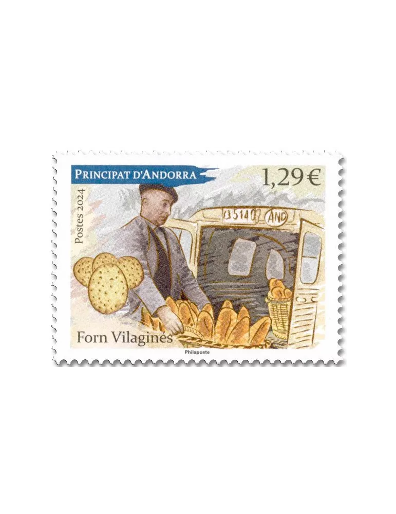n° 906 - Timbre ANDORRE Poste