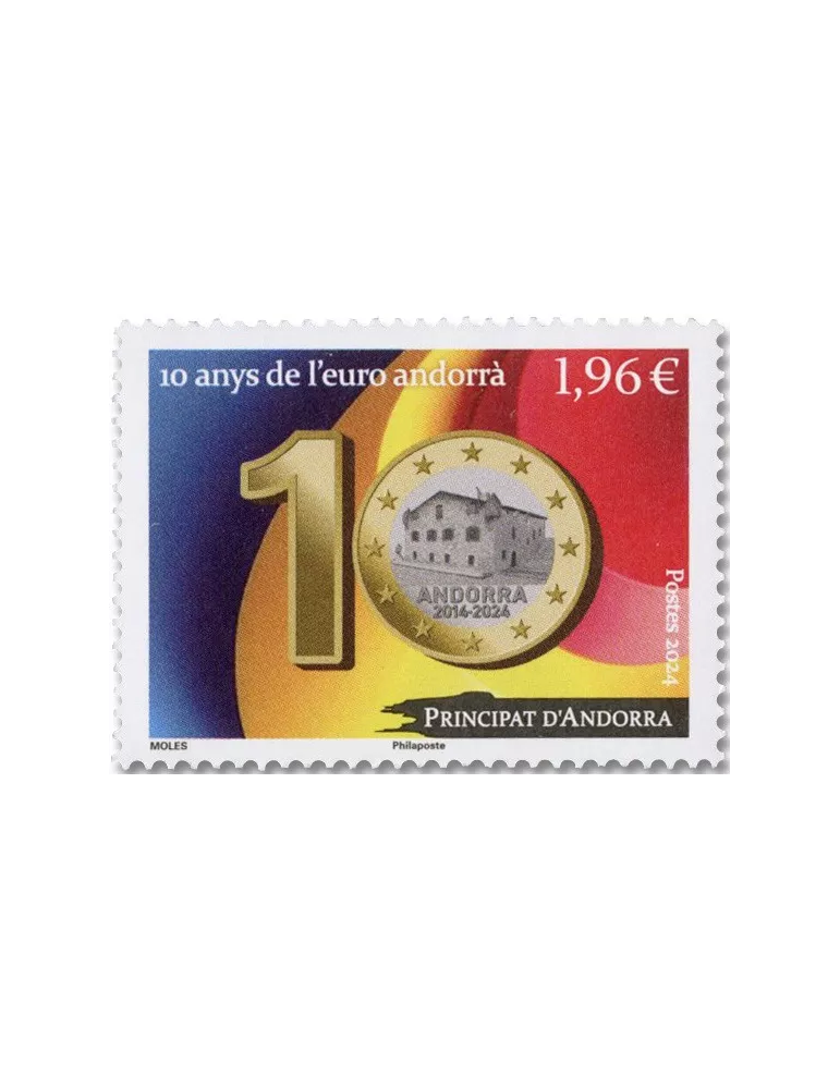 n° 917 - Timbre ANDORRE Poste