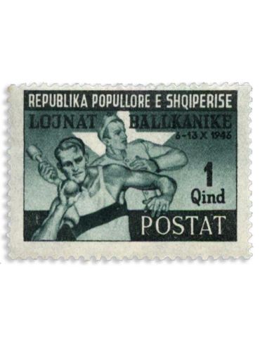 n° 347/353/ - Timbre ALBANIE Poste 2