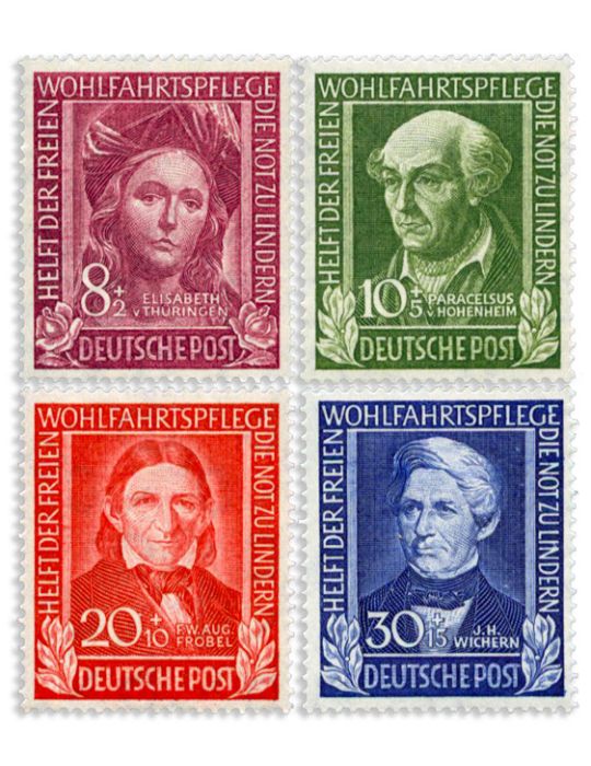 n° 3/6 - Timbre ALLEMAGNE FEDERALE Poste