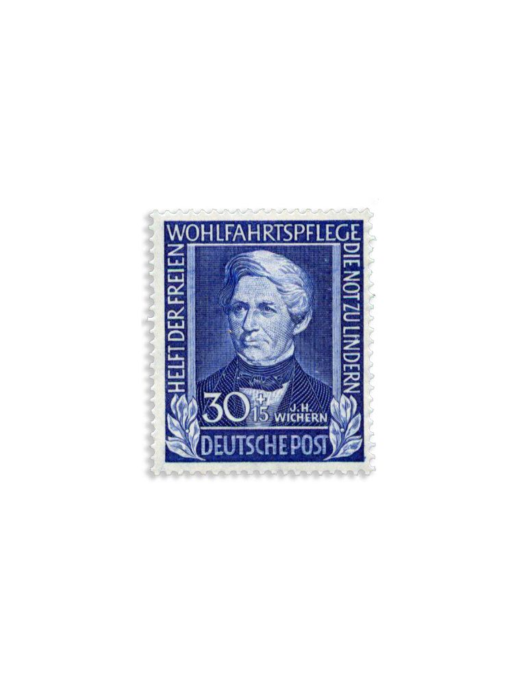 n° 3/6 - Timbre ALLEMAGNE FEDERALE Poste
