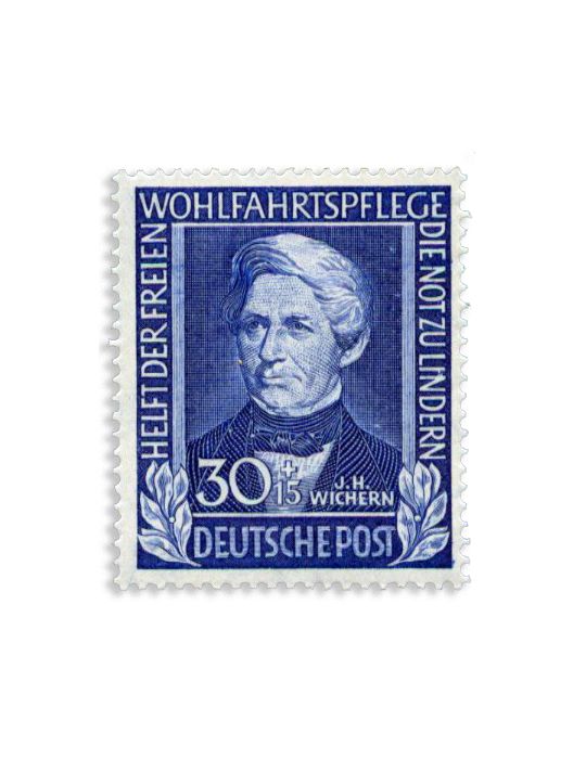 n° 3/6 - Timbre ALLEMAGNE FEDERALE Poste