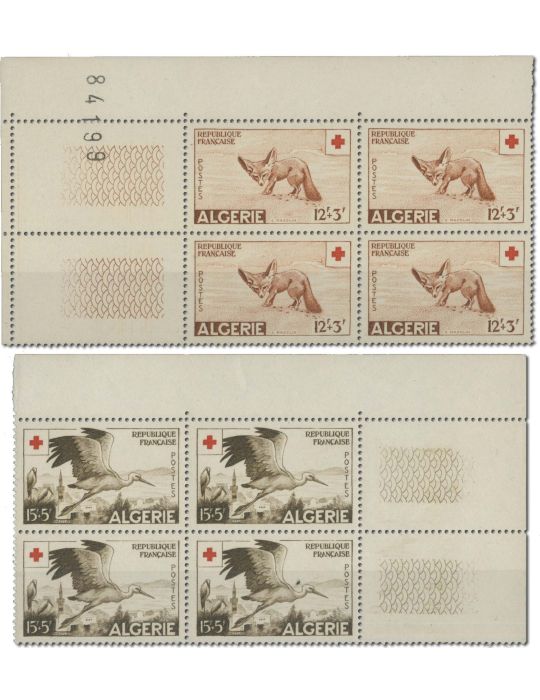 n° 343/344 - Timbre ALGERIE Poste