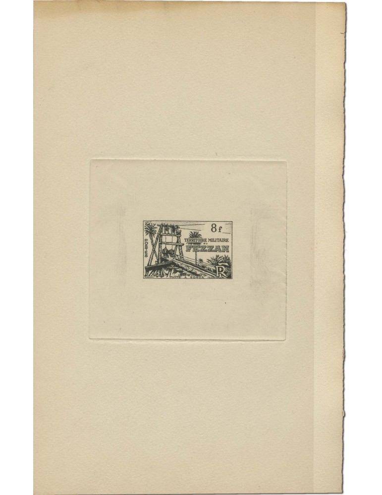 n° 47  - Timbre FEZZAN Poste