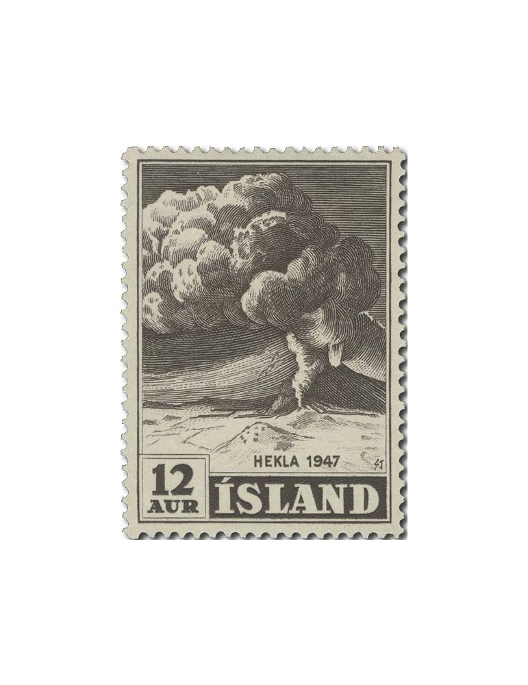 n° 208/214* - Timbre ISLANDE Poste