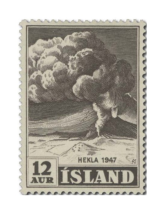 n° 208/214* - Timbre ISLANDE Poste