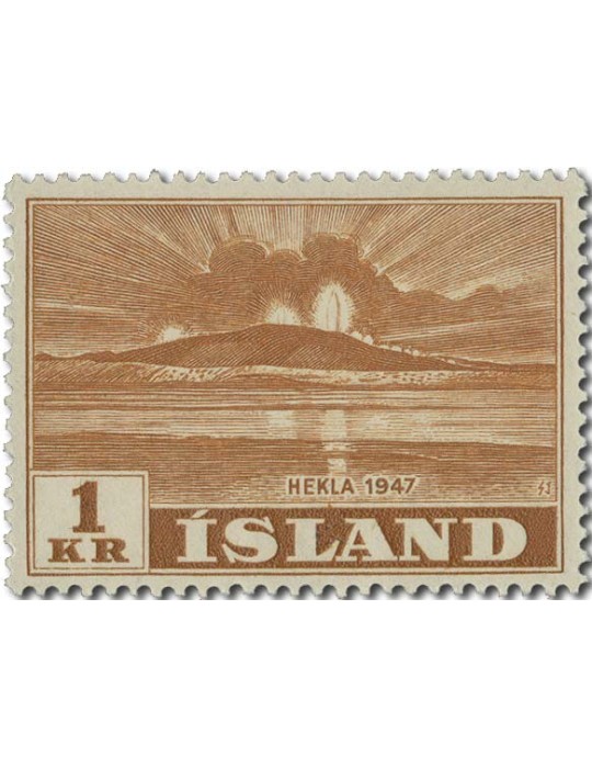 n° 208/214* - Timbre ISLANDE Poste