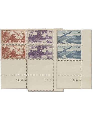 n° 26/28** - Timbre OCEANIE Poste Aerienne