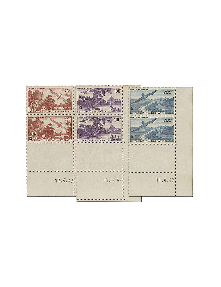 n° 26/28** - Timbre OCEANIE Poste Aerienne